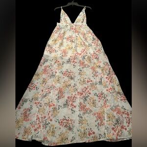 Forever21 Elegant Floral Maxi Dress - Multicolor